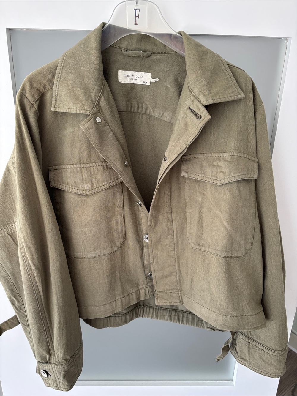 rag & bone Olive Green Utility Jacket